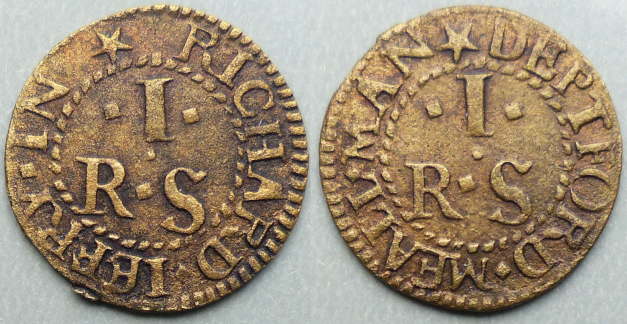 Deptford, Richard Jefrys farthing token